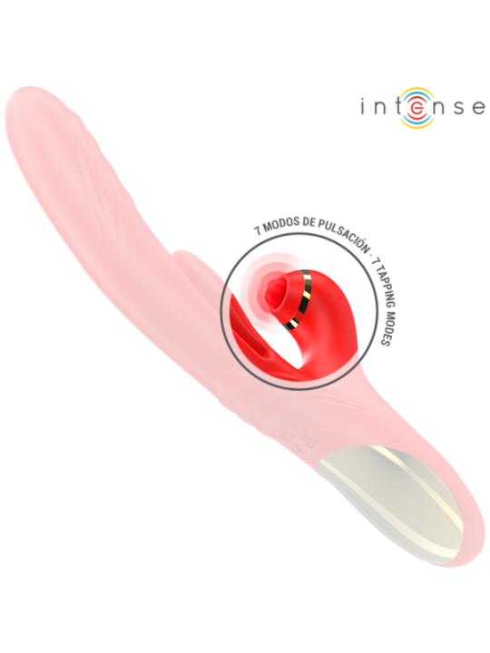 INTENSE - ROSALIA VIBRATEUR MULTIFONCTION 3 EN 1 ROUGE