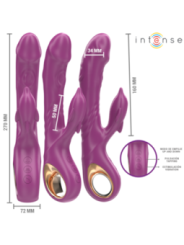INTENSE - HALLE VIBRATEUR MULTIFONCTION AVEC LANGUE STIMULANTE DAUPHIN VIOLET