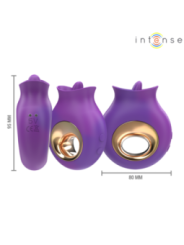 INTENSE - TULI STIMULATEUR CLITORIS 9 VIBRATIONS & 9 OSCILLATIONS VIOLET