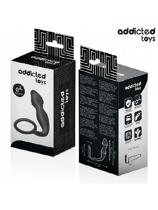 ADDICTED TOYS - PLUG ANAL AVEC ANNEAU MODÈLE 2