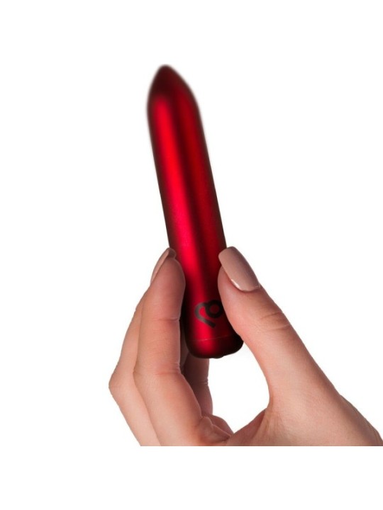 ROCKS-OFF - BALLE VIBRANTE RECHARGEABLE ROUGE COQUELICOT