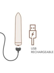 ROCKS-OFF - BALLE VIBRANTE RECHARGEABLE ROUGE COQUELICOT