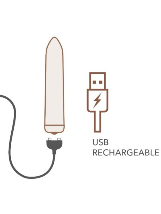 ROCKS-OFF - BALLE VIBRANTE RECHARGEABLE ROUGE COQUELICOT