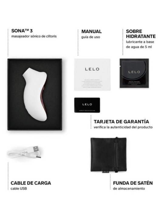 LELO - SONA 3 CRÈME DE MASSAGE CLITORAL SONIC