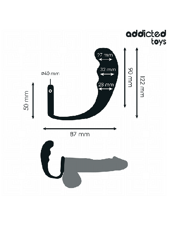 ADDICTED TOYS - PLUG ANAL AVEC ANNEAU MODÈLE 4