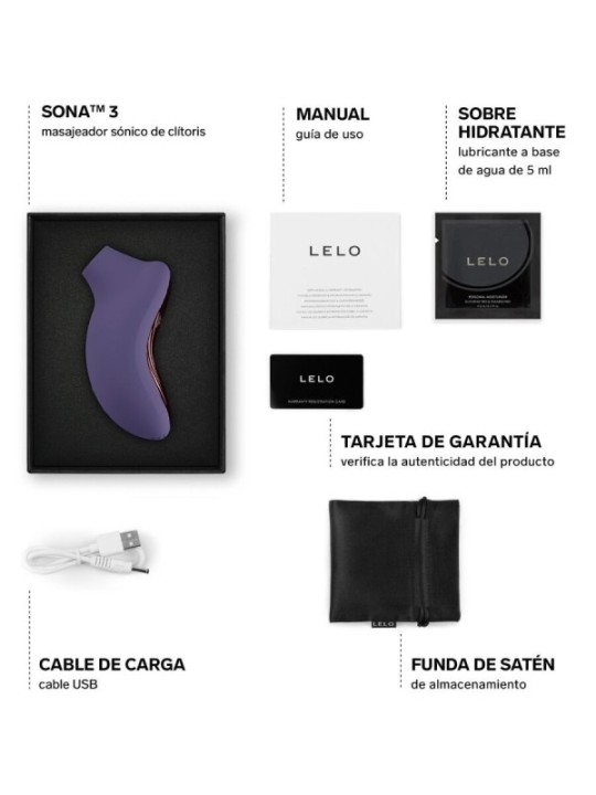 LELO - SONA 3 MASSEUR CLITORIAL SONIQUE CYBER VIOLET