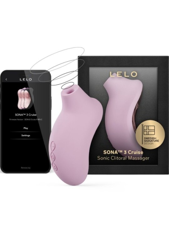 LELO - SONA 3 CRUISE MASSEUR CLITORAL SONIQUE ROSE PÂLE