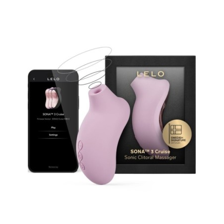 LELO - SONA 3 CRUISE MASSEUR CLITORAL SONIQUE ROSE PÂLE