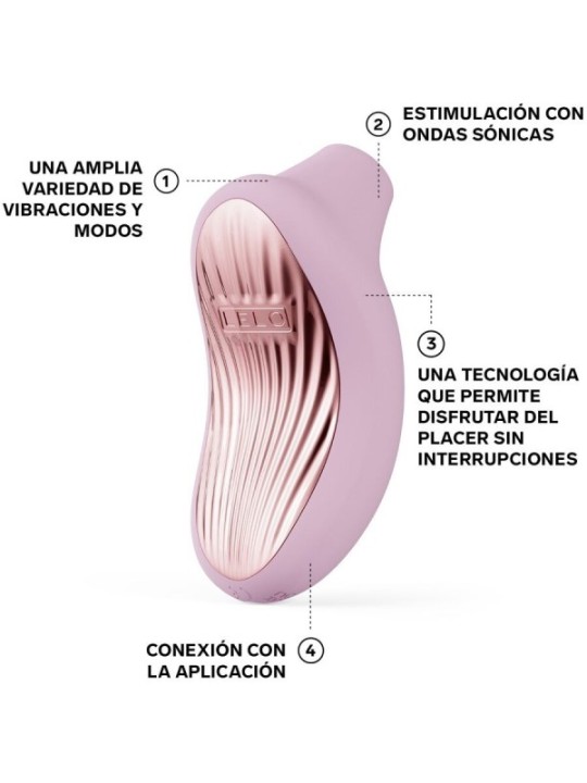 LELO - SONA 3 CRUISE MASSEUR CLITORAL SONIQUE ROSE PÂLE