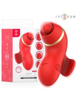 INTENSE - PATTY STIMULATEUR AVEC 4 TÊTES : SUCCION, TAPOTER, GRIFFER ET LÉCHER