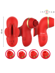 INTENSE - PATTY STIMULATEUR AVEC 4 TÊTES : SUCCION, TAPOTER, GRIFFER ET LÉCHER