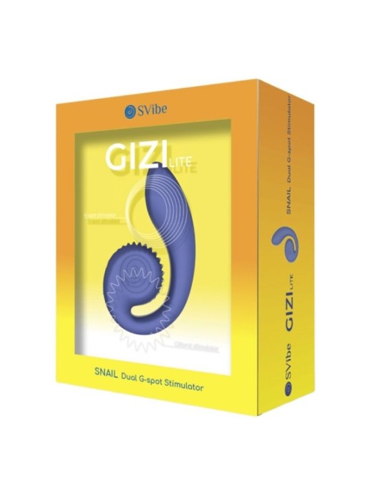 SNAIL VIBE - GIZI LITE VIBRATEUR VIOLET DOUBLE POINT G ET CLITORIAL