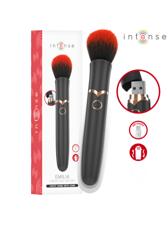INTENSE - BROSSE VIBRANTE EMILIA 10 VIBRATIONS 16 CM