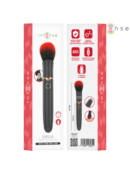 INTENSE - BROSSE VIBRANTE EMILIA 10 VIBRATIONS 16 CM