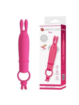 PRETTY LOVE - DELIA VIBRATEUR RABBIT AVEC ANNEAU DE RÉSISTANCE