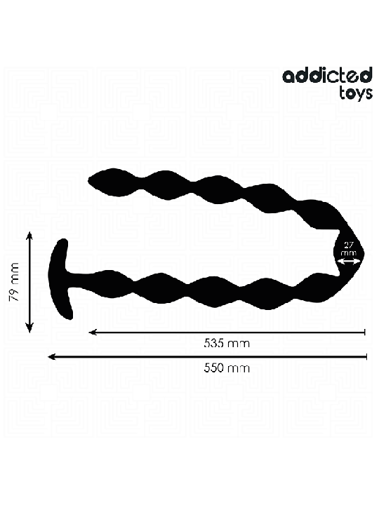 ADDICTED TOYS - PLUG ANAL EXTRA LONG