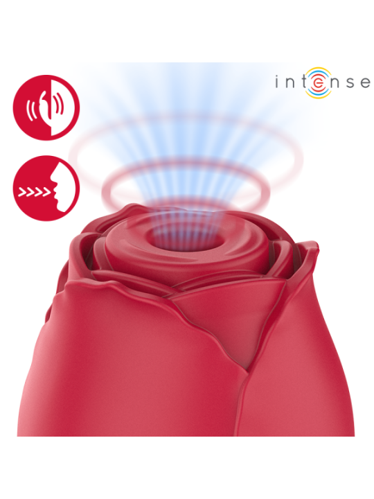INTENSE - CAMELLIA SUCCION CLITORIALE ROSE PAR WAVES BORDEAUX