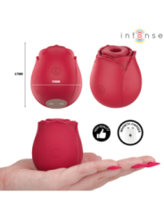 INTENSE - CAMELLIA SUCCION CLITORIALE ROSE PAR WAVES BORDEAUX