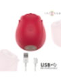 INTENSE - CAMELLIA SUCCION CLITORIALE ROSE PAR WAVES BORDEAUX
