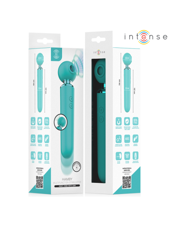 INTENSE - HAMBY STIMULATEUR MULTIFONCTIONNEL À SUCCION ET VIBRATION
