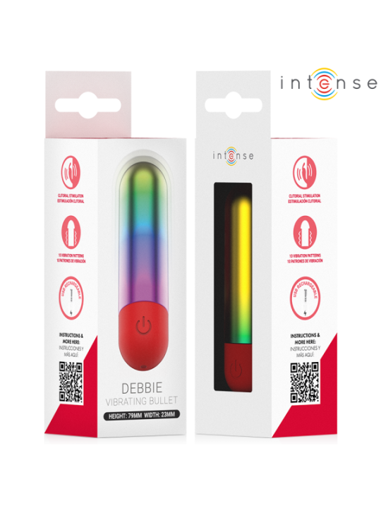 INTENSE - DEBBIE RAINBOW CLITORIS VIBRANT BALLE