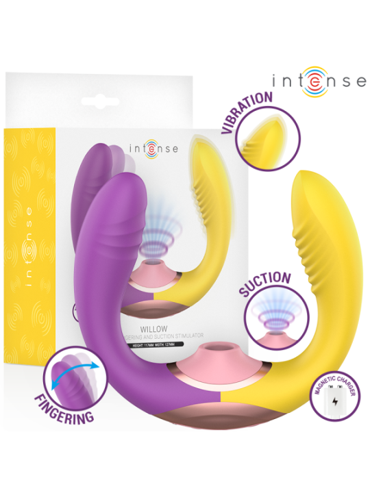 INTENSE - WILLOW STIMULATEUR À SUCCION ET VIBRATION 3 EN 1