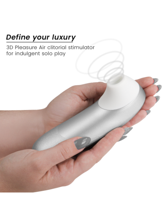 WOMANIZER - STIMULATEUR CLITORIAL VIBRANT PRO GRIS ARGENTÉ
