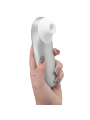 WOMANIZER - STIMULATEUR CLITORIAL VIBRANT PRO GRIS ARGENTÉ