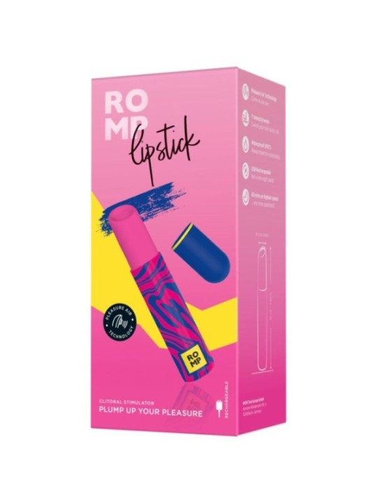 ROMP - ROUGE À LÈVRES STIMULANT LE CLITORIS 7 NIVEAUX