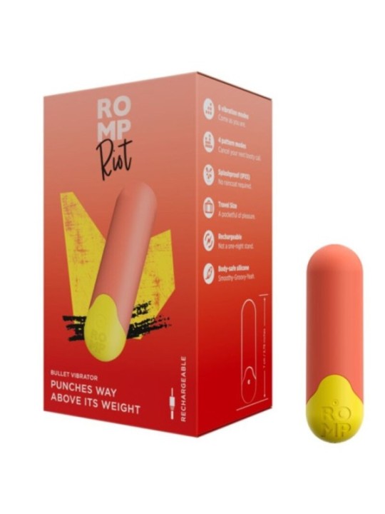 ROMP - RIOT BALLE VIBRANTE MULTIFONCTION ORANGE + JAUNE