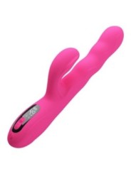 PRETTY LOVE - VIBRATEUR LAPIN MULTIFONCTION WINTERS AVEC AFFICHAGE LED ROSE