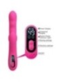 PRETTY LOVE - VIBRATEUR LAPIN MULTIFONCTION WINTERS AVEC AFFICHAGE LED ROSE