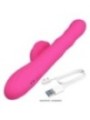 PRETTY LOVE - VIBRATEUR LAPIN MULTIFONCTION WINTERS AVEC AFFICHAGE LED ROSE