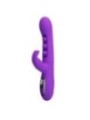PRETTY LOVE - VIBRATEUR LAPIN SABIEN AVEC STIMULATION PAR TAPOTEMENTS ET LED VIOLETTE