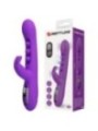 PRETTY LOVE - VIBRATEUR LAPIN SABIEN AVEC STIMULATION PAR TAPOTEMENTS ET LED VIOLETTE