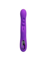 PRETTY LOVE - VIBRATEUR LAPIN SABIEN AVEC STIMULATION PAR TAPOTEMENTS ET LED VIOLETTE