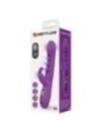PRETTY LOVE - VIBRATEUR LAPIN SABIEN AVEC STIMULATION PAR TAPOTEMENTS ET LED VIOLETTE