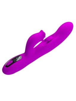 PRETTY LOVE - VIBRATEUR OSCILLANT LAPIN YALANDA AVEC AFFICHAGE LED VIOLET