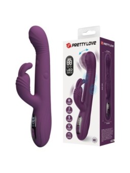 PRETTY LOVE - DEE VIBRATEUR LAPIN MULTIFONCTION OSCILLANT ET À PERCUSSION VIOLET