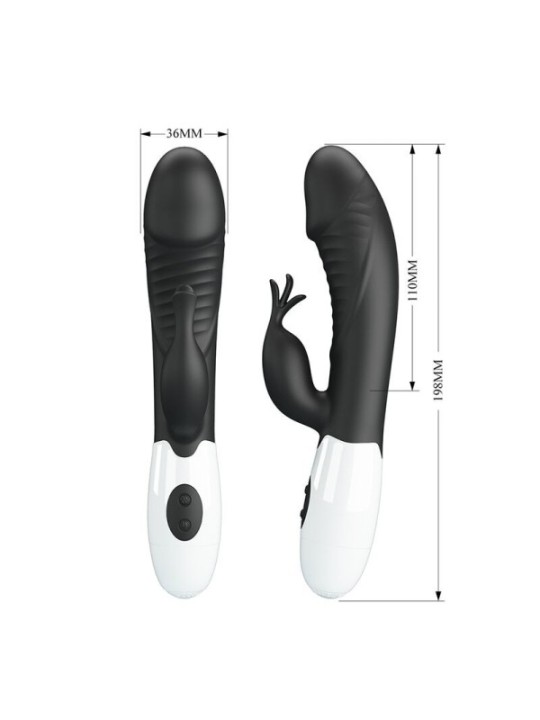 PRETTY LOVE - RASMUSSEN VIBRATEUR LAPIN 30 FONCTIONS NOIR