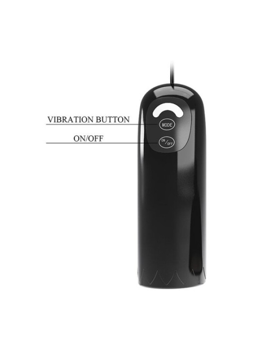 PRETTY LOVE - STIMULATEUR DE TÉTONS ROTATIF À SUCCION NOIR