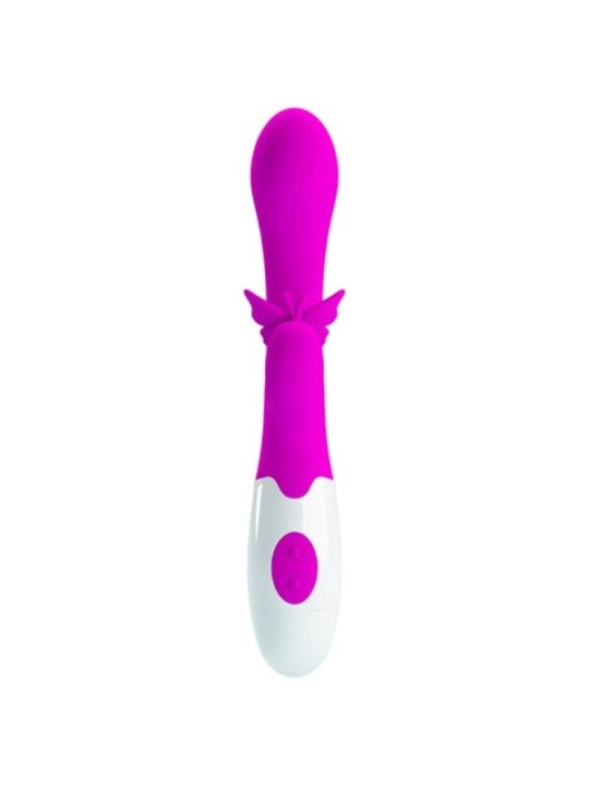 PRETTY LOVE - VIBRATEUR LAPIN VIOLET 30 FONCTIONS BAISER PAPILLON