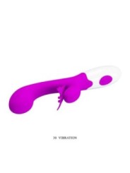 PRETTY LOVE - VIBRATEUR LAPIN VIOLET 30 FONCTIONS BAISER PAPILLON