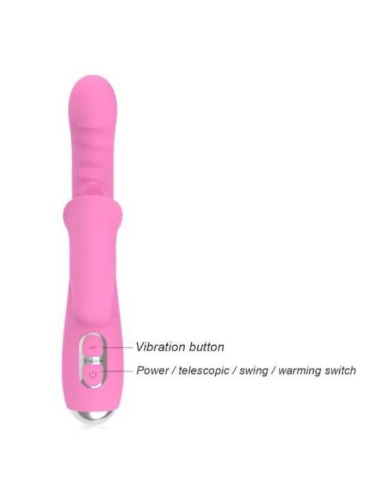 NALONE - T-MAY VIBRATEUR LAPIN MAGIC STICK ROSE