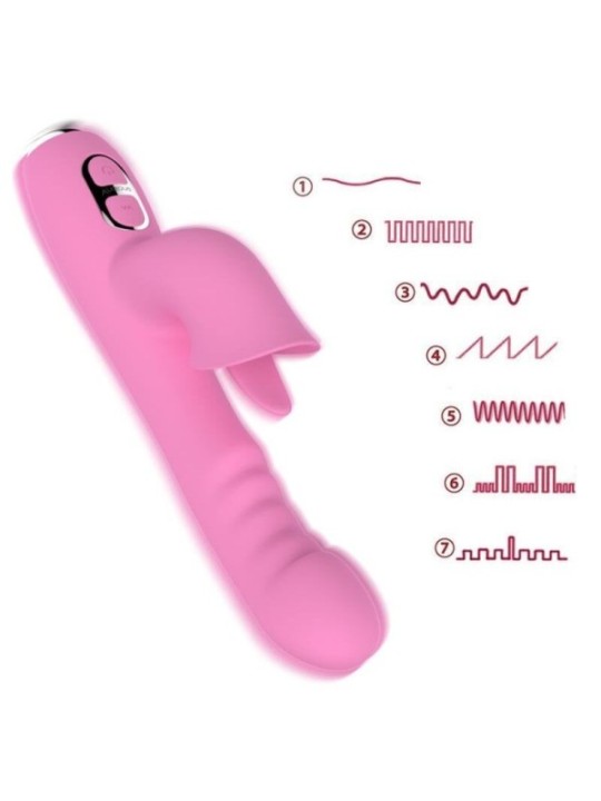NALONE - T-MAY VIBRATEUR LAPIN MAGIC STICK ROSE