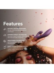 LELO - INA THRUST RABBIT VIBRATEUR À POUSSÉE VIOLET