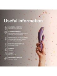 LELO - INA THRUST RABBIT VIBRATEUR À POUSSÉE VIOLET