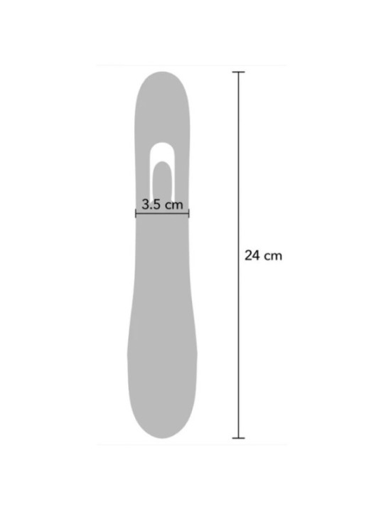 SHE.E.O - VIBRATEUR POINT G LAPIN AVEC MOUVEMENT NUMÉRIQUE VIOLET