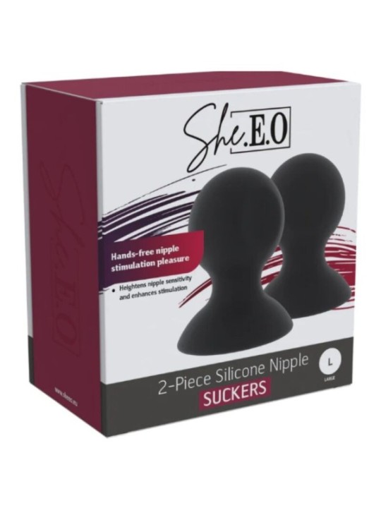 SHE.E.O - VENTOUSES EN SILICONE L