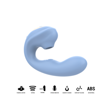 INTENSE - GINA STIMULATEUR CLITORIAL MULTIFONCTIONNEL BLEU
